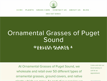 Tablet Screenshot of ornamental-grasses.com